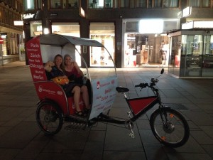 Rebekah and I go riding